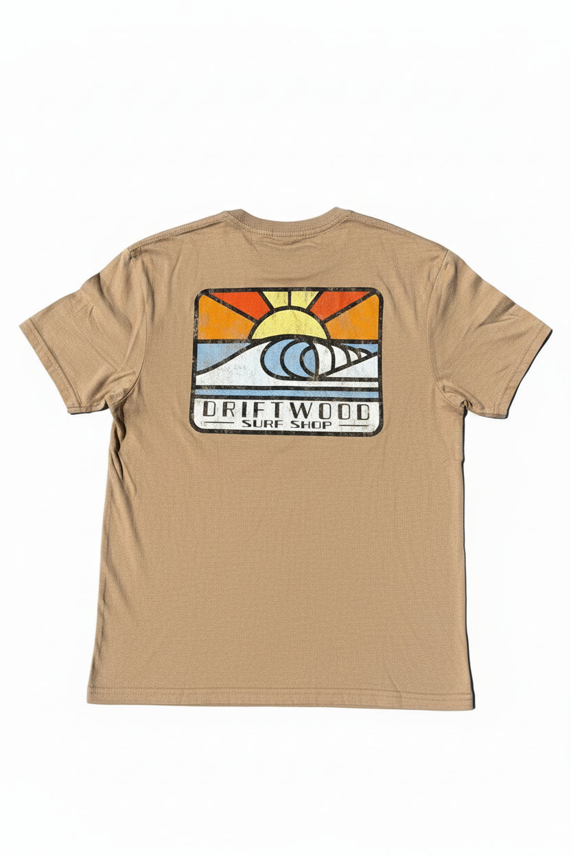 Driftwood Retro Sunrise Tee