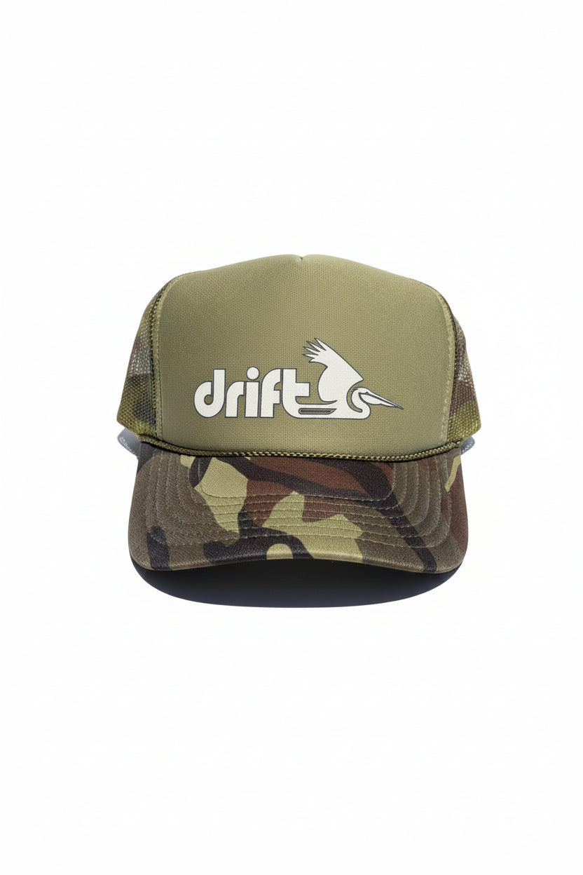 Camo Drift-Bird Trucker